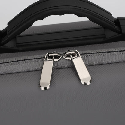 Bolsa de almacenamiento de caja protectora de seguridad portátil PU a prueba de golpes con textura de diamante (gris) — imag…
