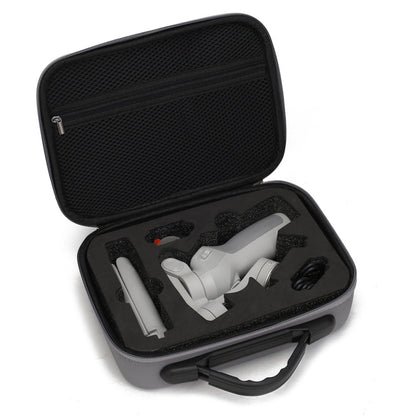 Bolsa de almacenamiento de caja protectora de seguridad portátil PU a prueba de golpes con textura de diamante (gris) — imag…
