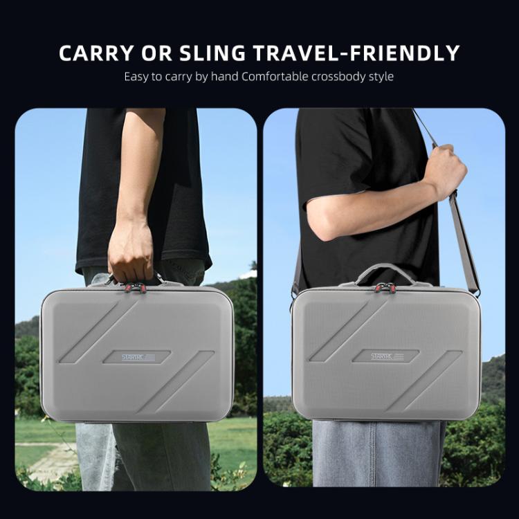 Bolso de hombro de PU para DJI Mini 5 Pro (gris) — imagen 11