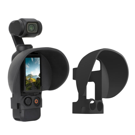 Cubierta Sunnylife Parasol protectora de pantalla Capucha para DJI Osmo Pocket 3 (Negro)