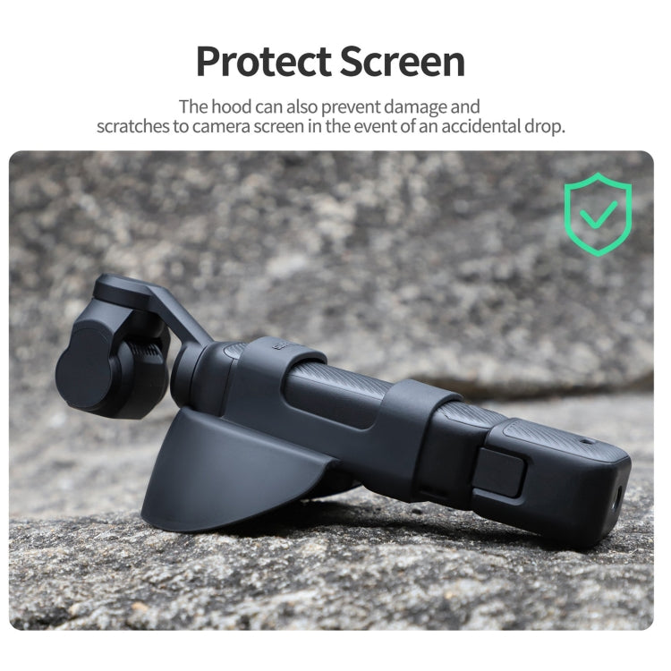 Cubierta Sunnylife Parasol protectora de pantalla Capucha para DJI Osmo Pocket 3 (Negro) — imagen 5