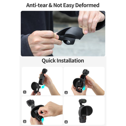 Cubierta Sunnylife Parasol protectora de pantalla Capucha para DJI Osmo Pocket 3 (Negro) — imagen 7
