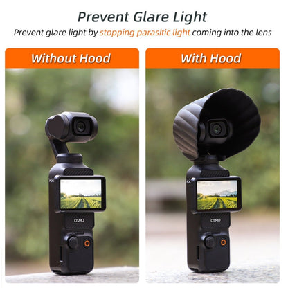 Cubierta Sunnylife Parasol protectora de lente Parasol para DJI Osmo Pocket 3 (negro) — imagen 3