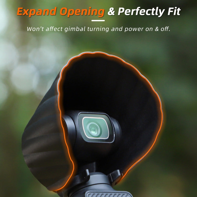 Cubierta Sunnylife Parasol protectora de lente Parasol para DJI Osmo Pocket 3 (negro) — imagen 4