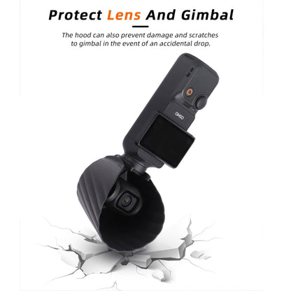 Cubierta Sunnylife Parasol protectora de lente Parasol para DJI Osmo Pocket 3 (negro) — imagen 5