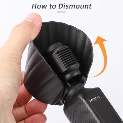 Cubierta Sunnylife Parasol protectora de lente Parasol para DJI Osmo Pocket 3 (negro) — imagen 9