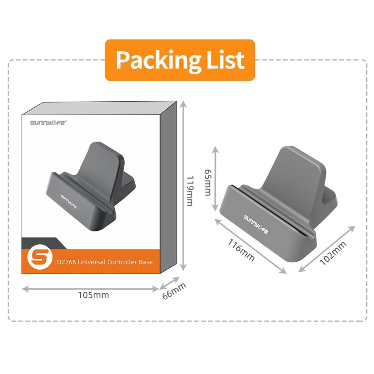 Soporte base de pantalla de control remoto para drones Sunnylife DZ766 (gris) — imagen 8