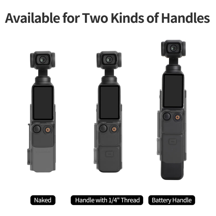 Marco Sunnylife banda de mano protector cubierta de manija de extensión de zapata fría para DJI Osmo Pocket 3 (negro) — imag…