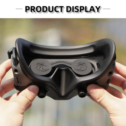Cubierta de lente Goggles 2 / Goggles 3 VR a prueba de polvo Funda de silicona Protector suave (Negro) — imagen 3