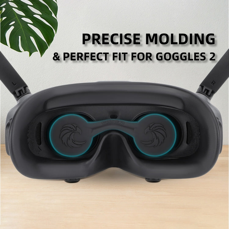 Cubierta de lente Goggles 2 / Goggles 3 VR a prueba de polvo Funda de silicona Protector suave (Negro) — imagen 7