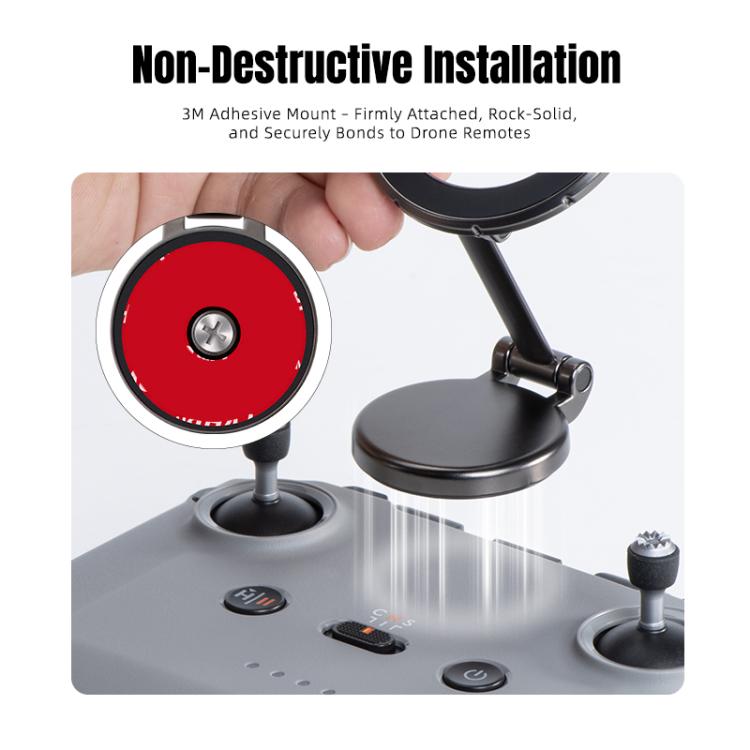 Soporte magnético para teléfono para control remoto RC-N STARTRC (negro) — imagen 12