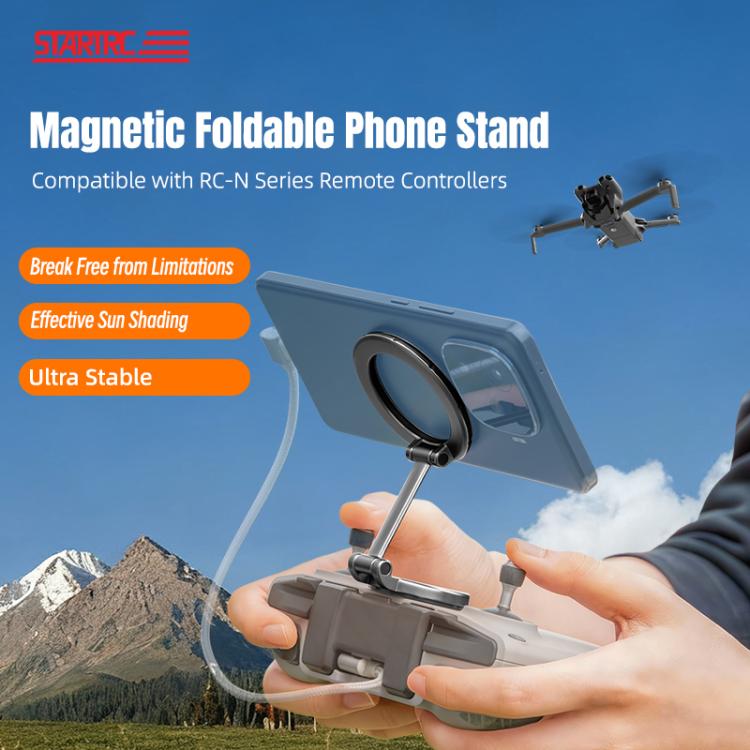 Soporte magnético para teléfono para control remoto RC-N STARTRC (negro) — imagen 6