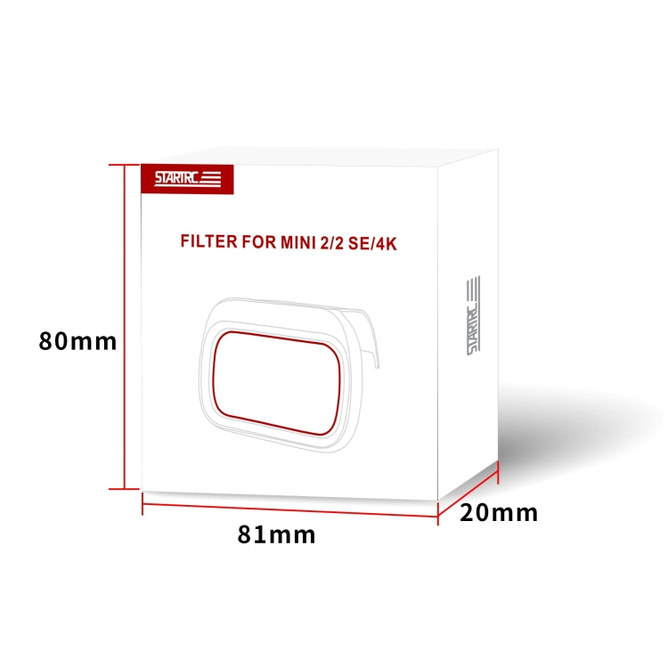 Filtro de lente STARTRC 4 en 1 ND8 ND16 ND32 ND64 para DJI Mini 4K / Mini 2 SE para DJI DJI Mini 4K, DJI Mini 2 SE — imagen 9