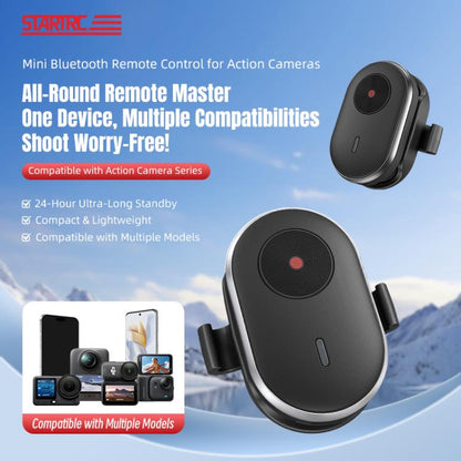 Mini cámara de acción STARTRC con control remoto inalámbrico (negra) para DJI Mini — imagen 3