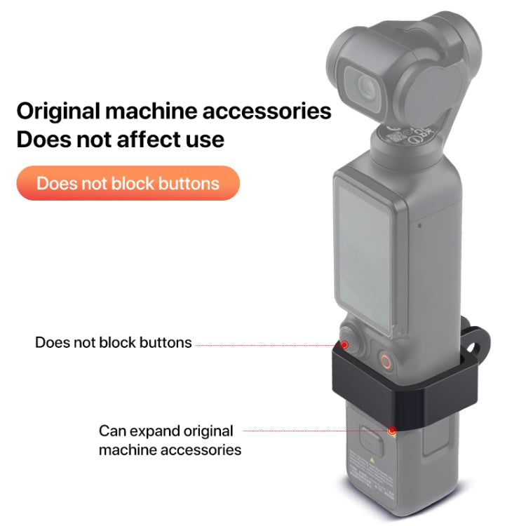 Soporte de expansión Adaptador de para DJI Osmo Pocket 3 (negro) — imagen 5
