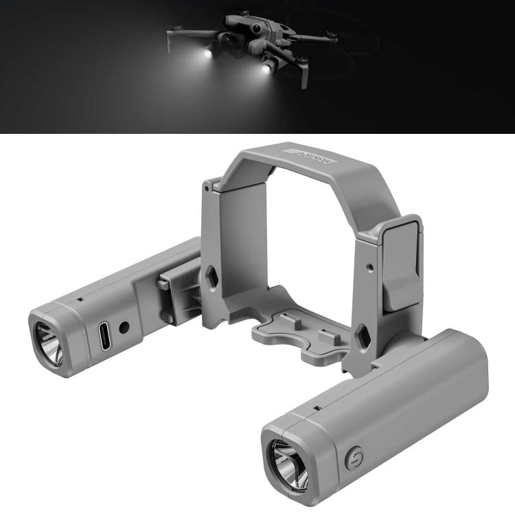 Reflector de navegación nocturna STARTRC, linterna LED, luz de señal de iluminación recargable para DJI Mini 4 Pro (gris)