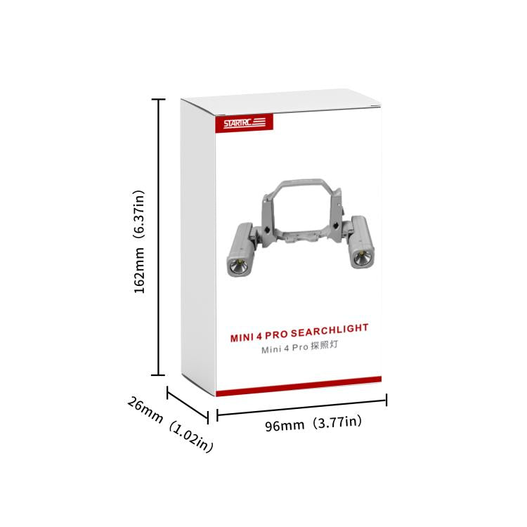 Reflector de navegación nocturna STARTRC, linterna LED, luz de señal de iluminación recargable para DJI Mini 4 Pro (gris) —…