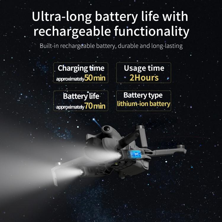 Reflector de navegación nocturna STARTRC, linterna LED, luz de señal de iluminación recargable para DJI Mini 4 Pro (gris) —…