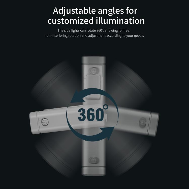 Reflector de navegación nocturna STARTRC, linterna LED, luz de señal de iluminación recargable para DJI Mini 4 Pro (gris) —…