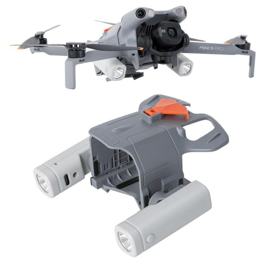 Linterna LED de señalización y luz de navegación nocturna STARTRC para DJI Mini 5 Pro (gris)
