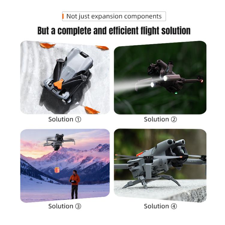 Linterna LED de señalización y luz de navegación nocturna STARTRC para DJI Mini 5 Pro (gris) — imagen 8