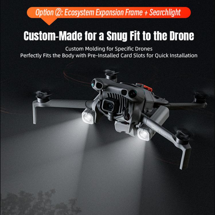 Linterna LED de señalización y luz de navegación nocturna STARTRC para DJI Mini 5 Pro (gris) — imagen 9