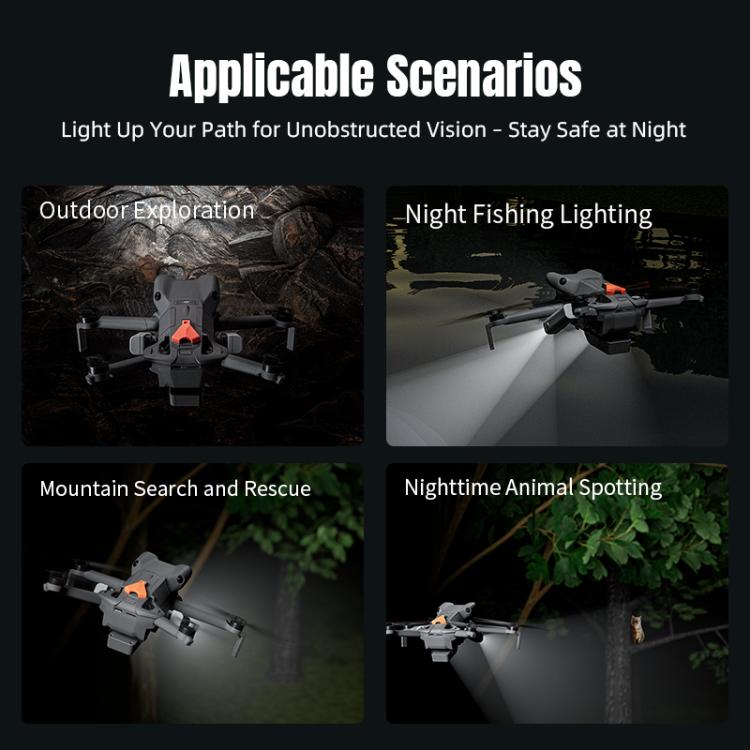 Linterna LED de señalización y luz de navegación nocturna STARTRC para DJI Mini 5 Pro (gris) — imagen 10