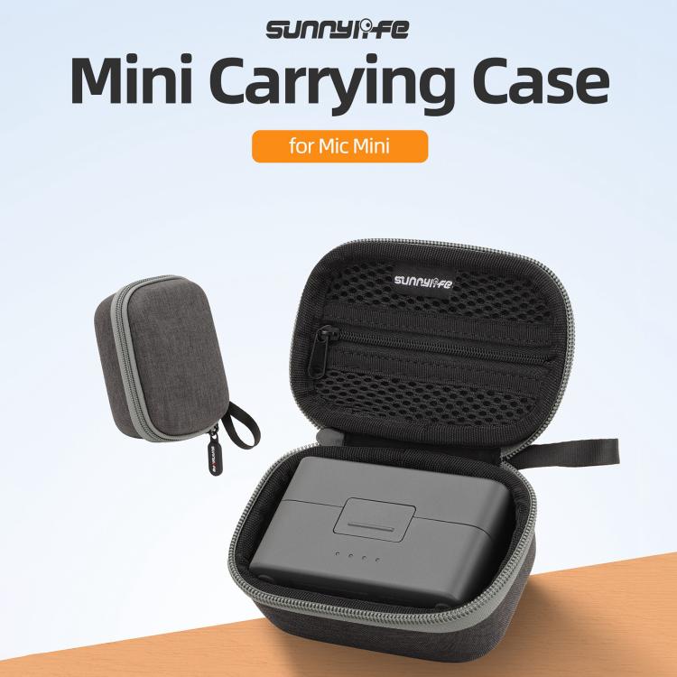 Bolsa protectora portátil para almacenamiento de Mic Mini Sunnylife (negra) para DJI Mini — imagen 3