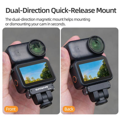 Adaptador de liberación rápida magnético bidireccional Sunnylife para DJI Osmo 360 (negro) — imagen 5