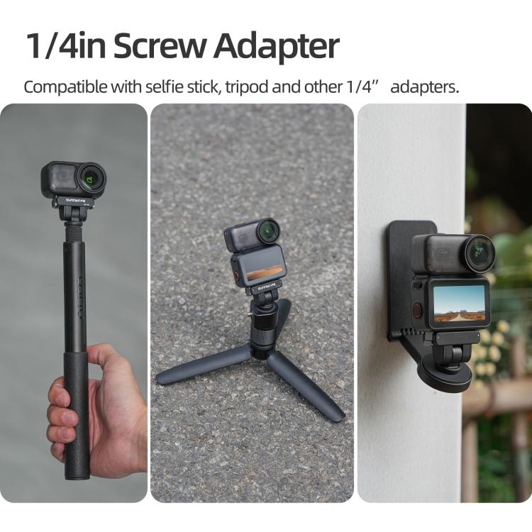 Adaptador de liberación rápida magnético bidireccional Sunnylife para DJI Osmo 360 (negro) — imagen 8