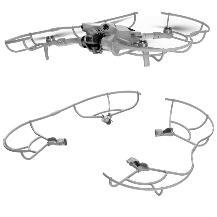 Hélice STARTRC Dron Protector Anillo anticolisión para DJI Mini 4 Pro (Gris)