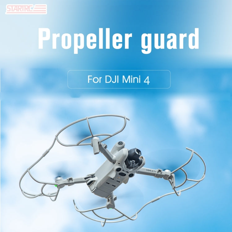 Hélice STARTRC Dron Protector Anillo anticolisión para DJI Mini 4 Pro (Gris) — imagen 3