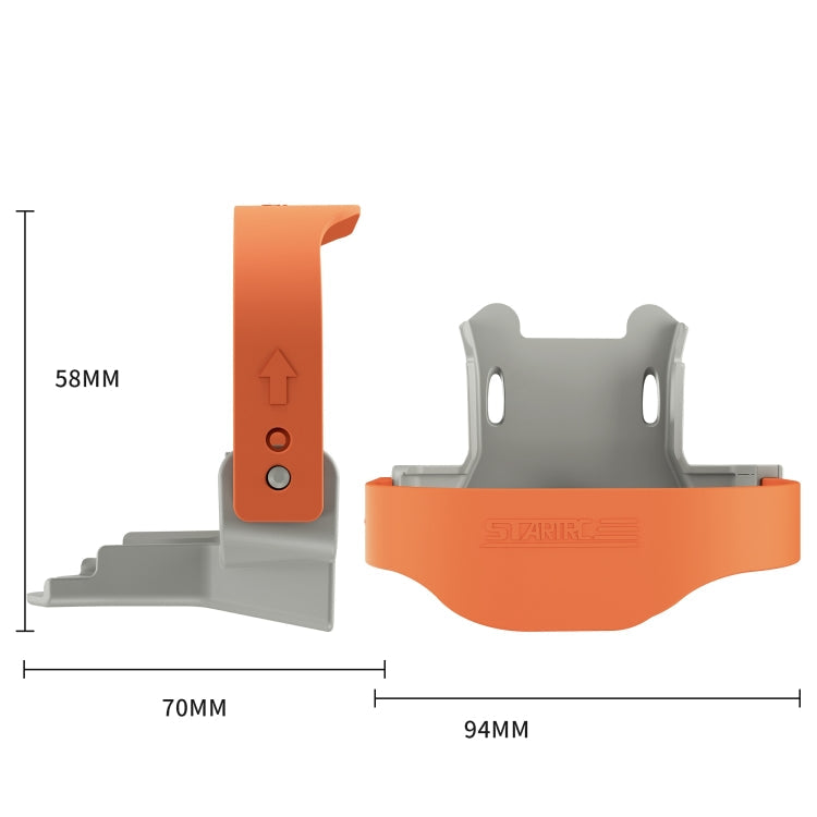 Soporte de hélices STARTRC Protector Estabilizador de cuchilla para DJI Mini 4 Pro (naranja) — imagen 3