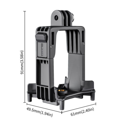 Soporte de expansión para cámara de acción STARTRC para DJI Avata 2 (negro) — imagen 7