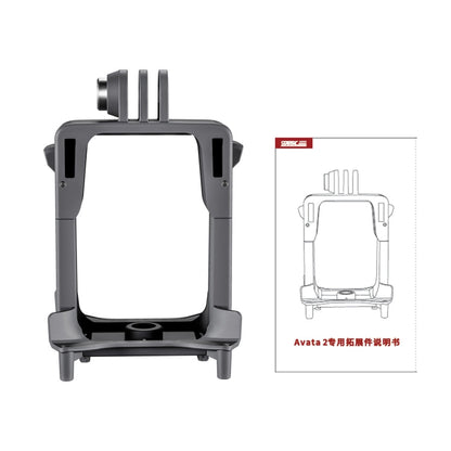 Soporte de expansión para cámara de acción STARTRC para DJI Avata 2 (negro) — imagen 8