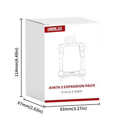 Soporte de expansión para cámara de acción STARTRC para DJI Avata 2 (negro) — imagen 9