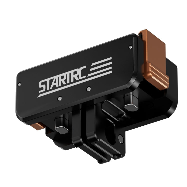 Soporte de extensión Adaptador rápido de metal STARTRC, plegable magnético para DJI Osmo Action 4 (negro y naranja) — imagen…