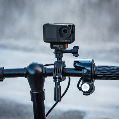 Soporte de extensión Adaptador rápido de metal STARTRC, plegable magnético para DJI Osmo Action 4 (negro y naranja) — imagen…