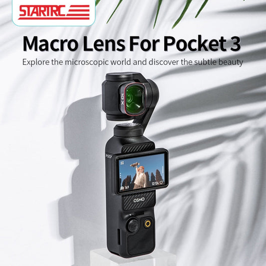 Filtro de lente macro STARTRC 10X para DJI Osmo Pocket 3 (negro) — imagen 2