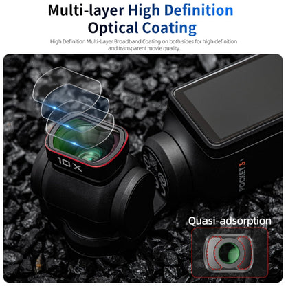 Filtro de lente macro STARTRC 10X para DJI Osmo Pocket 3 (negro) — imagen 4