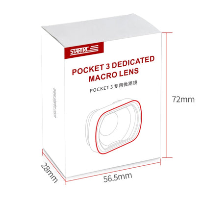 Filtro de lente macro STARTRC 10X para DJI Osmo Pocket 3 (negro) — imagen 8