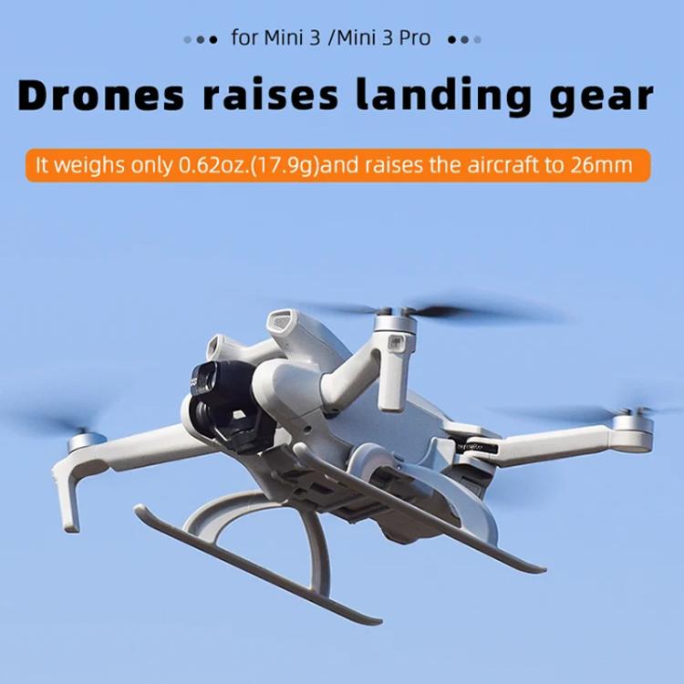 Bastidor de entrenamiento de tren de aterrizaje elevado plegable BRDRC para DJI Mini 3 (gris) — imagen 2