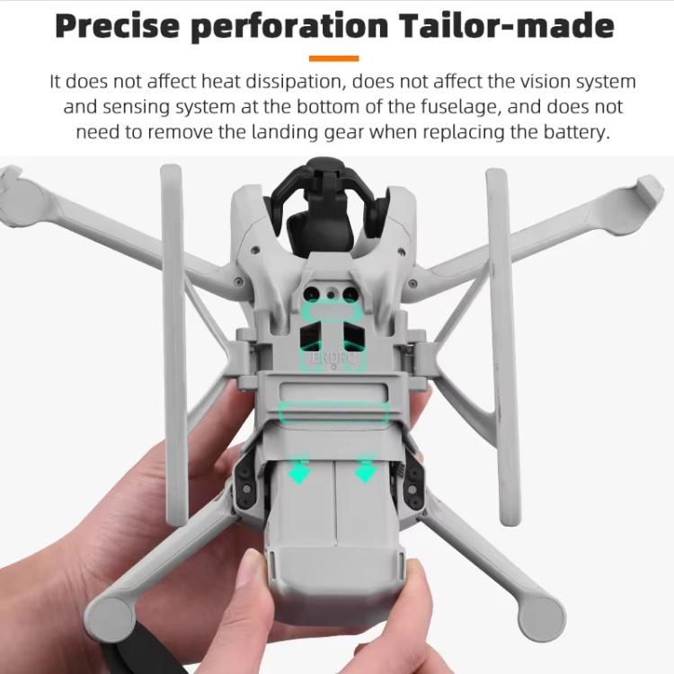Bastidor de entrenamiento de tren de aterrizaje elevado plegable BRDRC para DJI Mini 3 (gris) — imagen 5