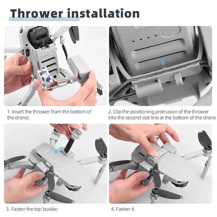 Lanzador parabólico para DJI Mavic Mini / Mini 2 (gris) para DJI DJI Mavic Mini, DJI Mini 2 — imagen 11