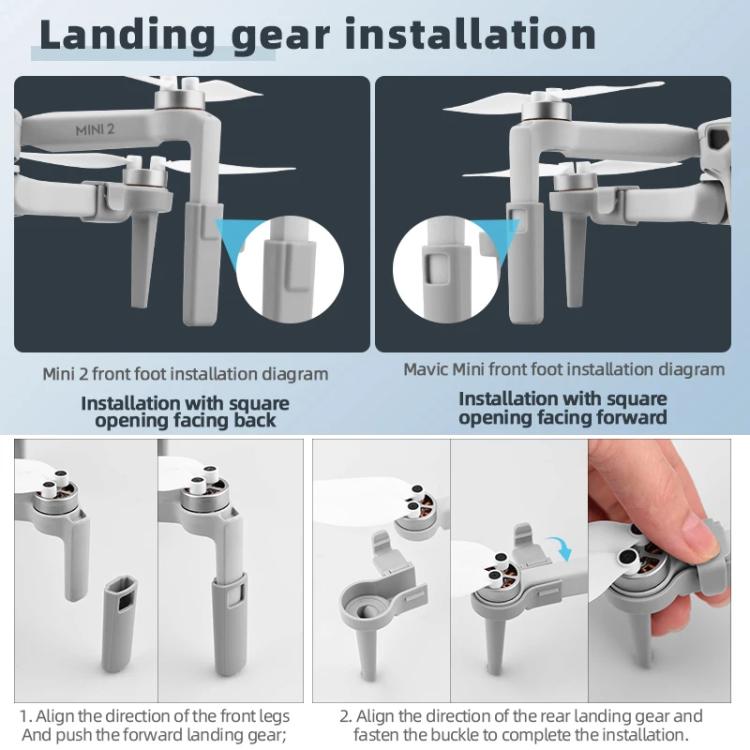 Lanzador parabólico para DJI Mavic Mini / Mini 2 (gris) para DJI DJI Mavic Mini, DJI Mini 2 — imagen 10