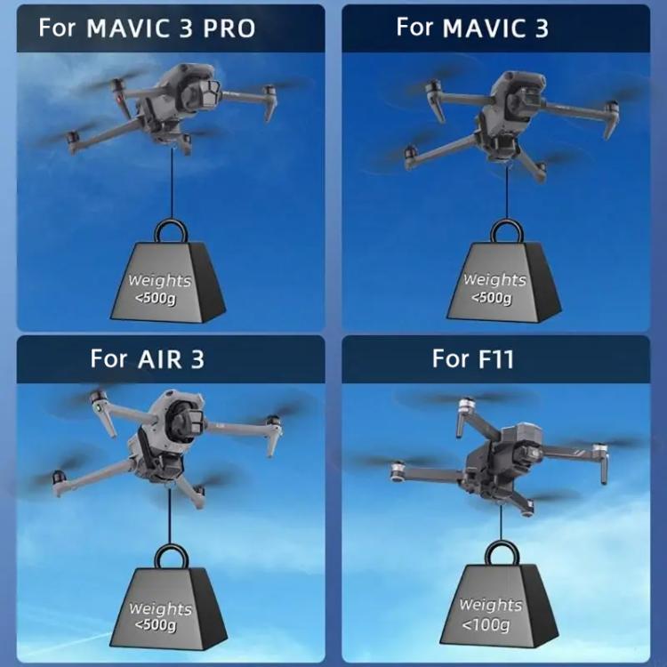 Sistema de lanzamiento aéreo BRDRC para drones, lanzador parabólico para DJI Mavic 3 / Mini 4 Pro / Air 3 (negro) para DJI D…