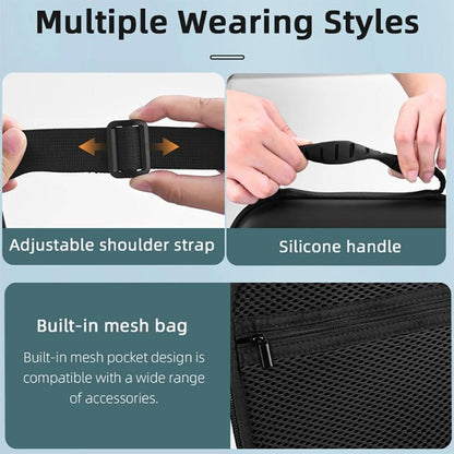 Estuche de transporte portátil y bolsa de hombro para DJI Osmo Pocket 3 (negro) — imagen 14