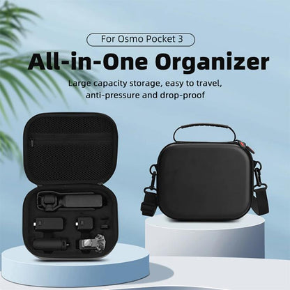 Estuche de transporte portátil y bolsa de hombro para DJI Osmo Pocket 3 (negro) — imagen 4