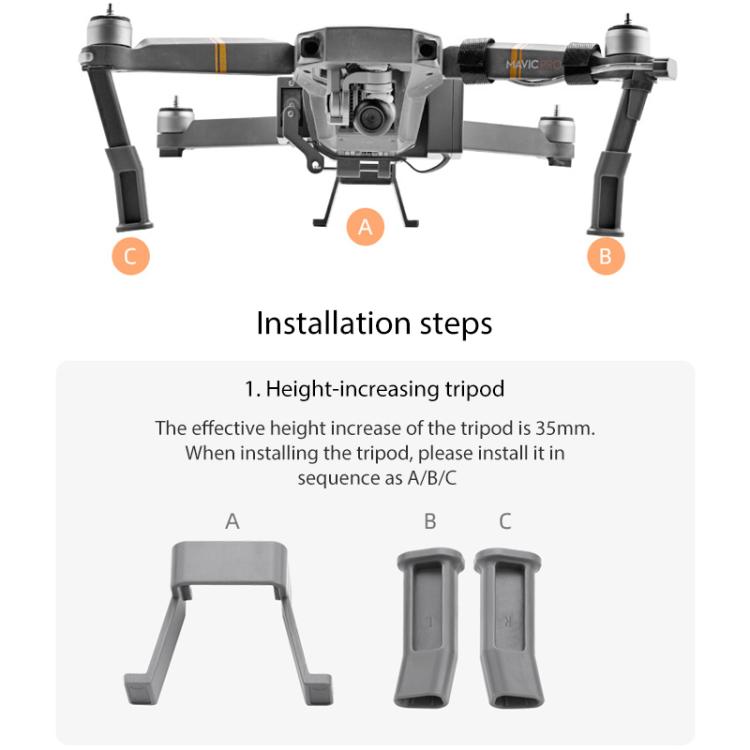 Lanzador parabólico para sistema de lanzamiento aéreo para DJI Mavic Pro (gris) — imagen 8