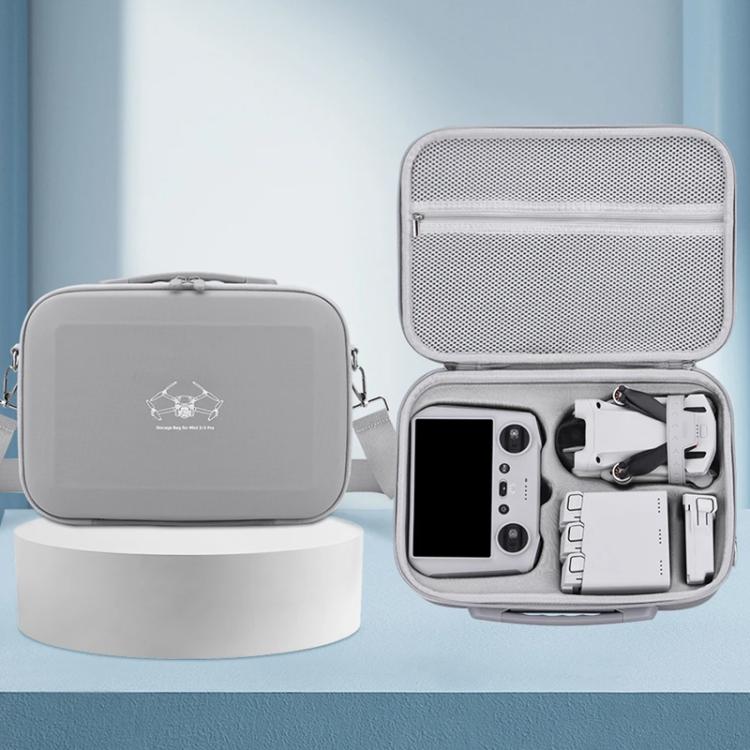 Bolsa de transporte y almacenamiento para control remoto de hombro BRDRC para DJI Mini 3 (gris) — imagen 2